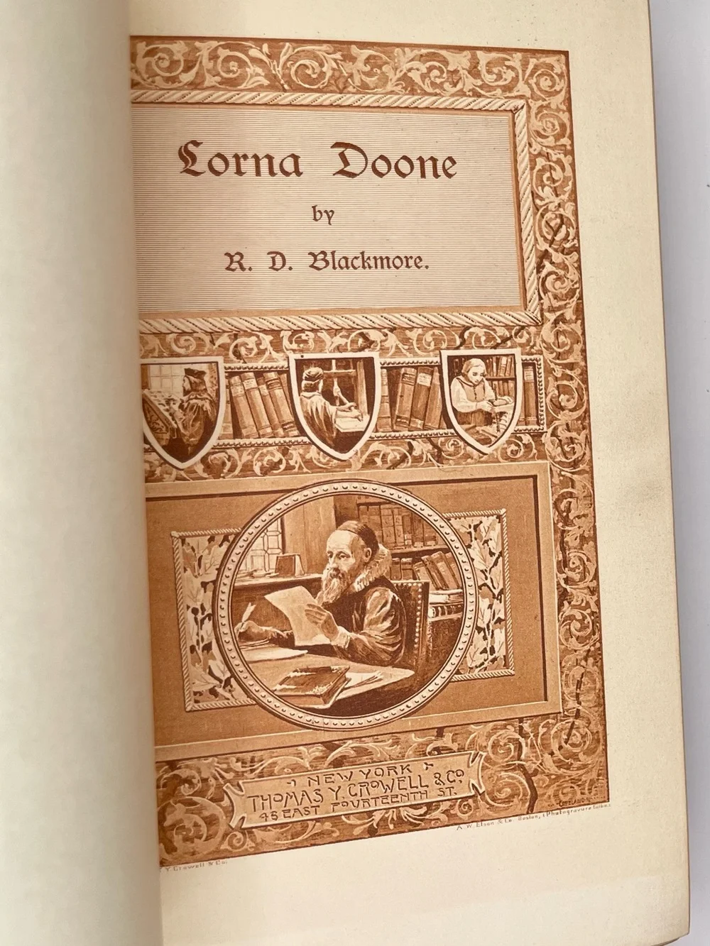 Lorna Doone by R. D. Blackmore (1893) - 6th Edition, Hardcover, No dust jacket
